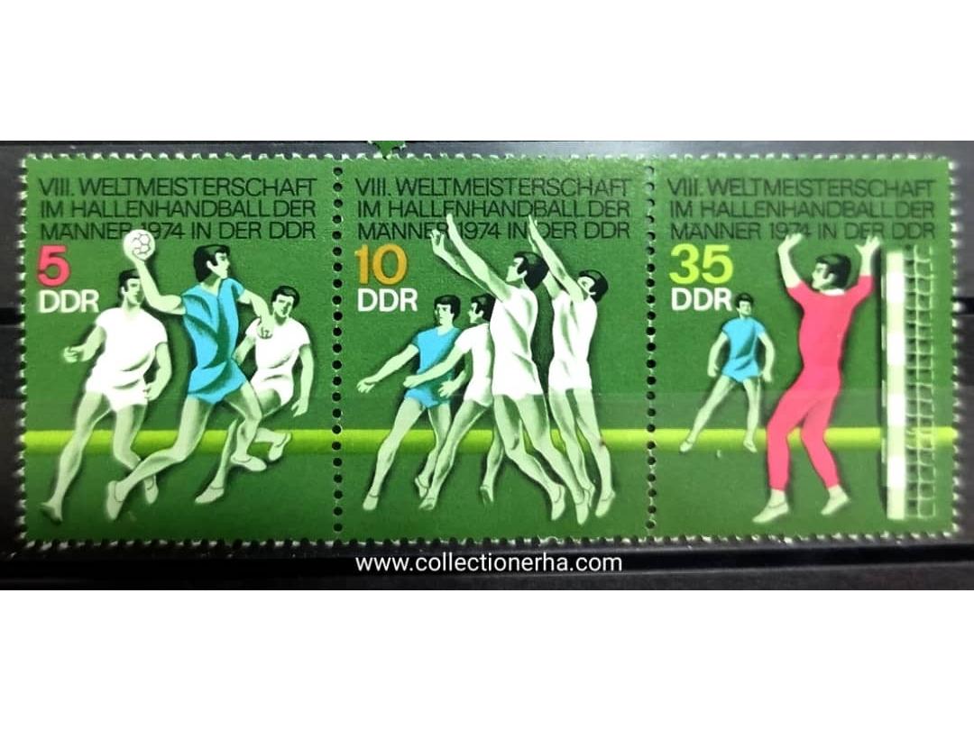 تمبر استریپ باند هشتمین دوره مسابقات هندبال