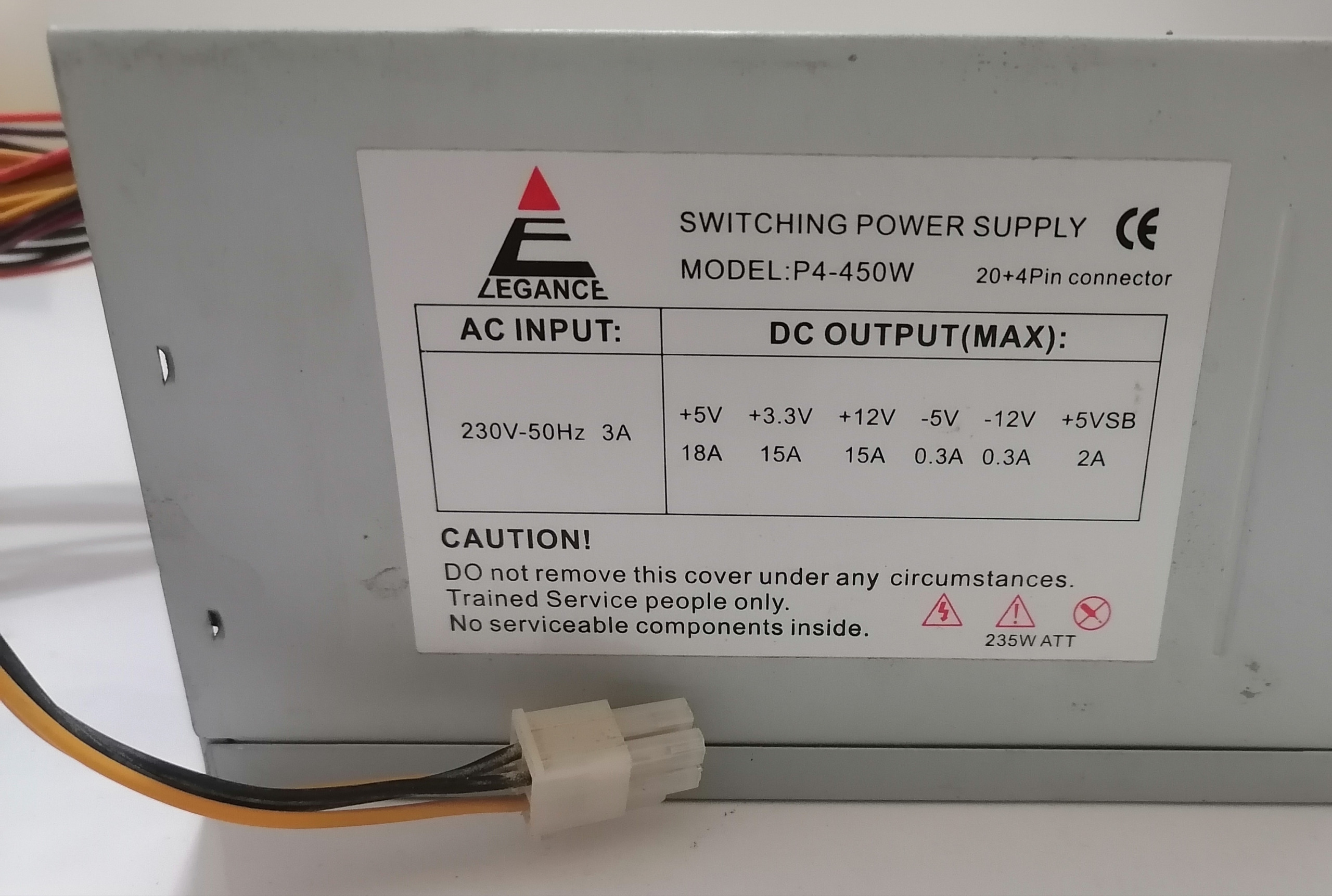 پاور کامپیوتر الگانس p4-450w