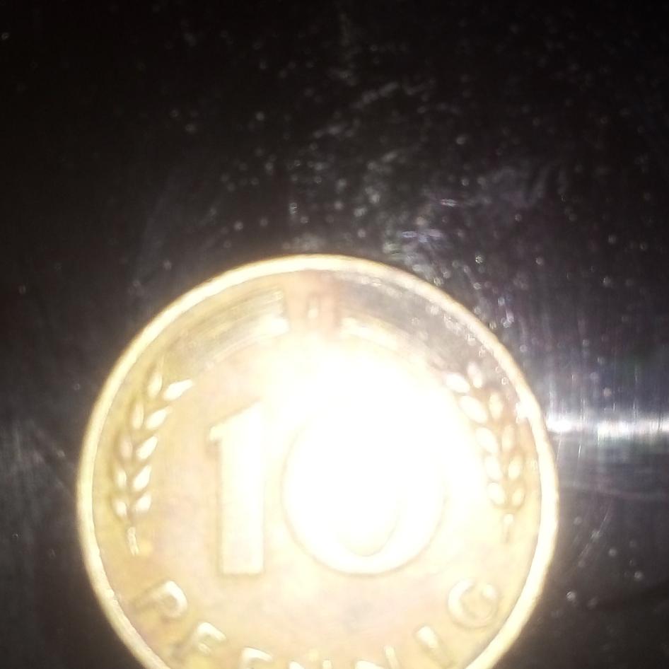 10 pfening 1950 آلمان نایاب