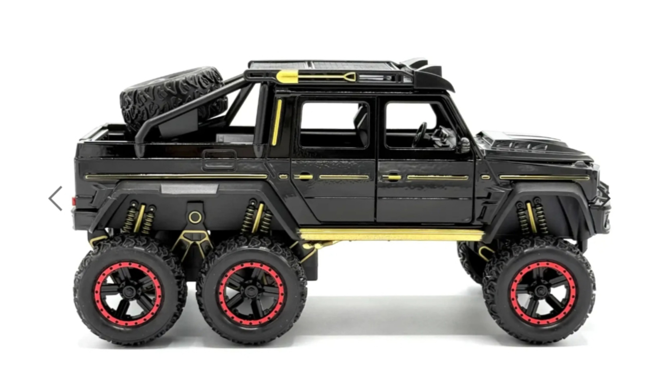 اسباب بازی ماشین فلزی بنز باراباس 6 چرخ