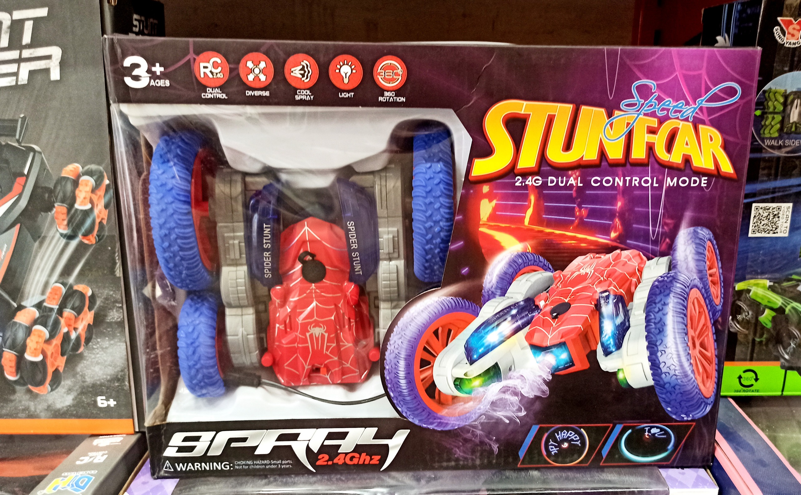 اسباب بازی ماشین کنتری دیوانه اسپایدرمن