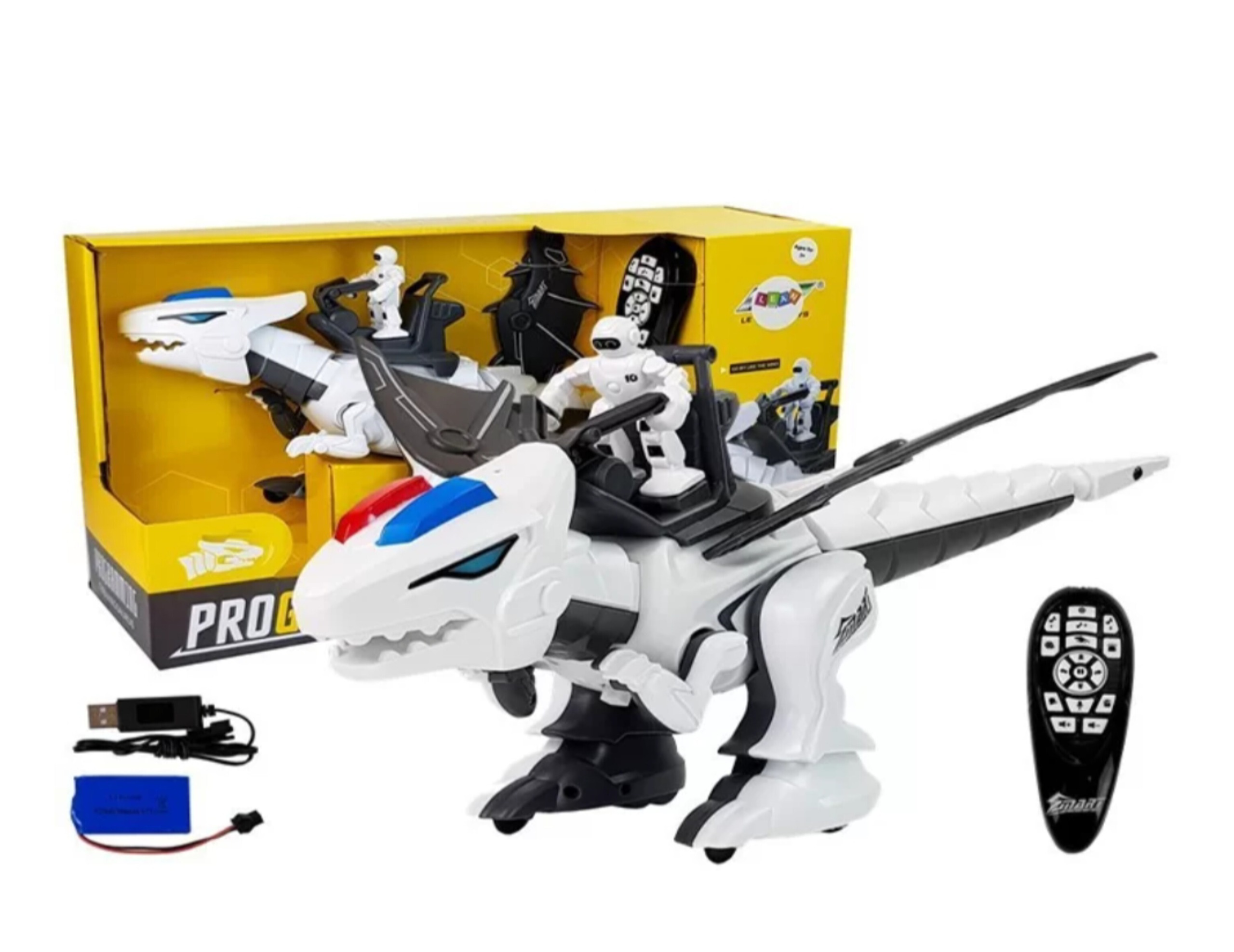 اسباب بازی دایاناسور پسر سوار کنترل شارژی