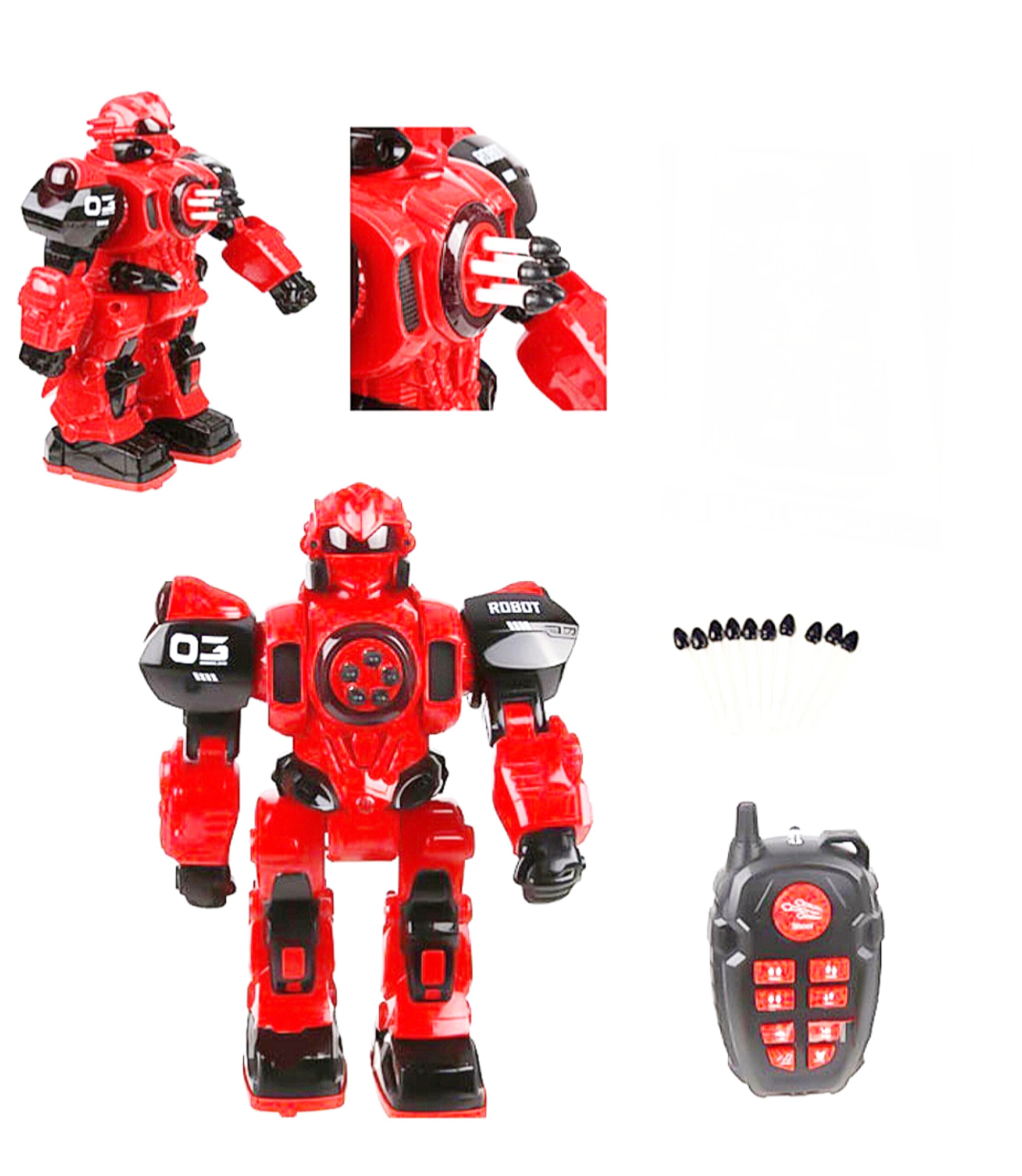 اسباب بازی رباط کنترلی باتری خور