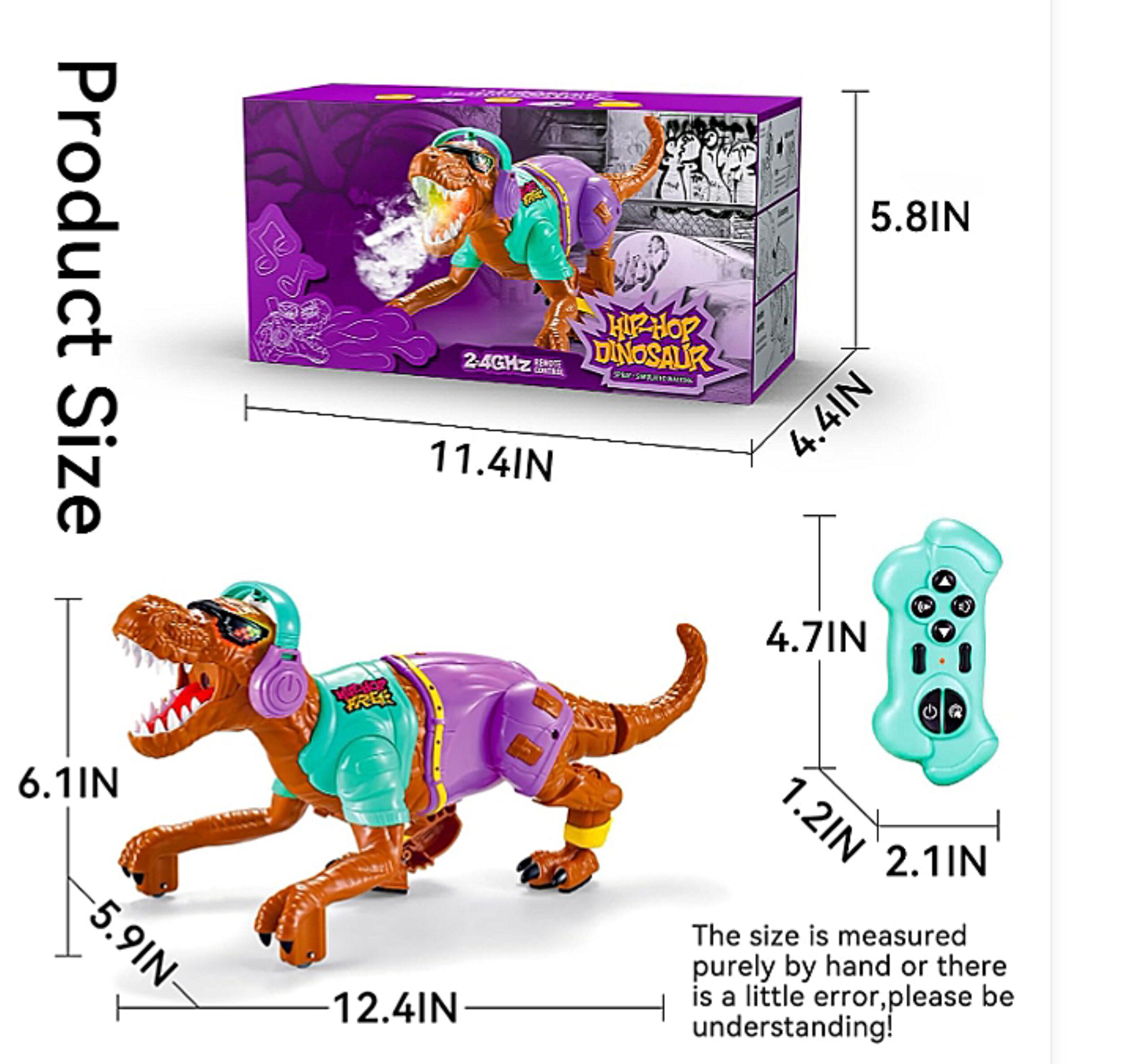 اسباب بازی دایاناسور کنترلی دودزا