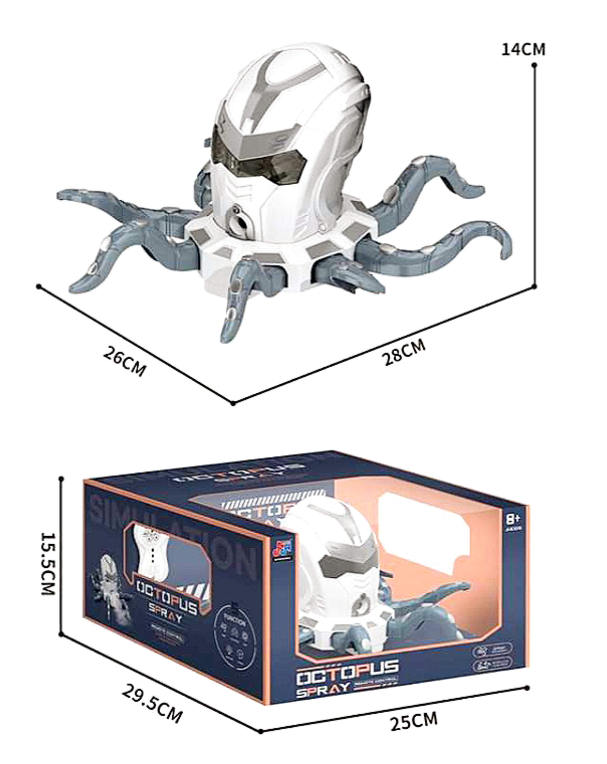 اسباب بازی اختاپوس کنترلی دودزا
