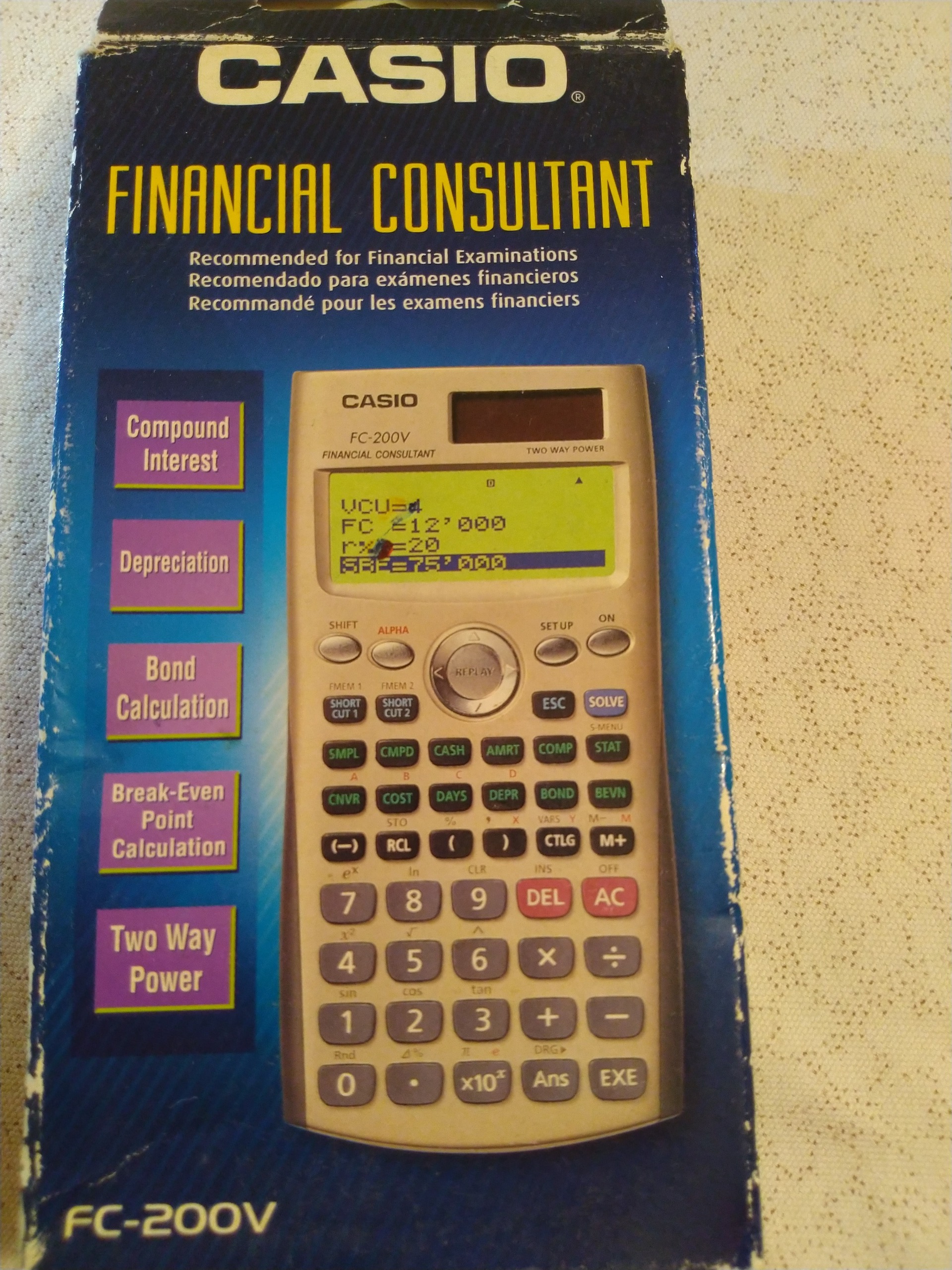 ماشین حساب مهندسی مخصوص رشته مالی