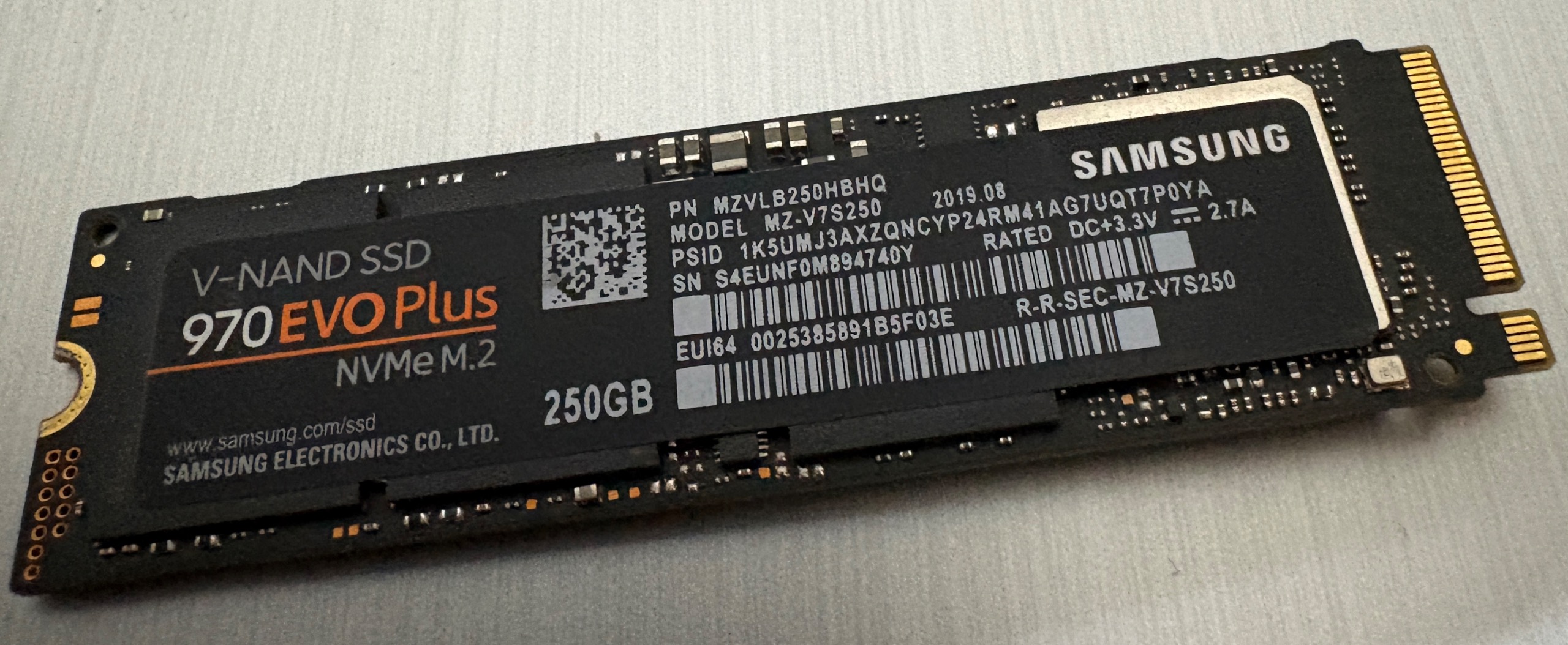 هارد 250 گیگابایتی SSD سامسونگ 970 EVO PLUS
