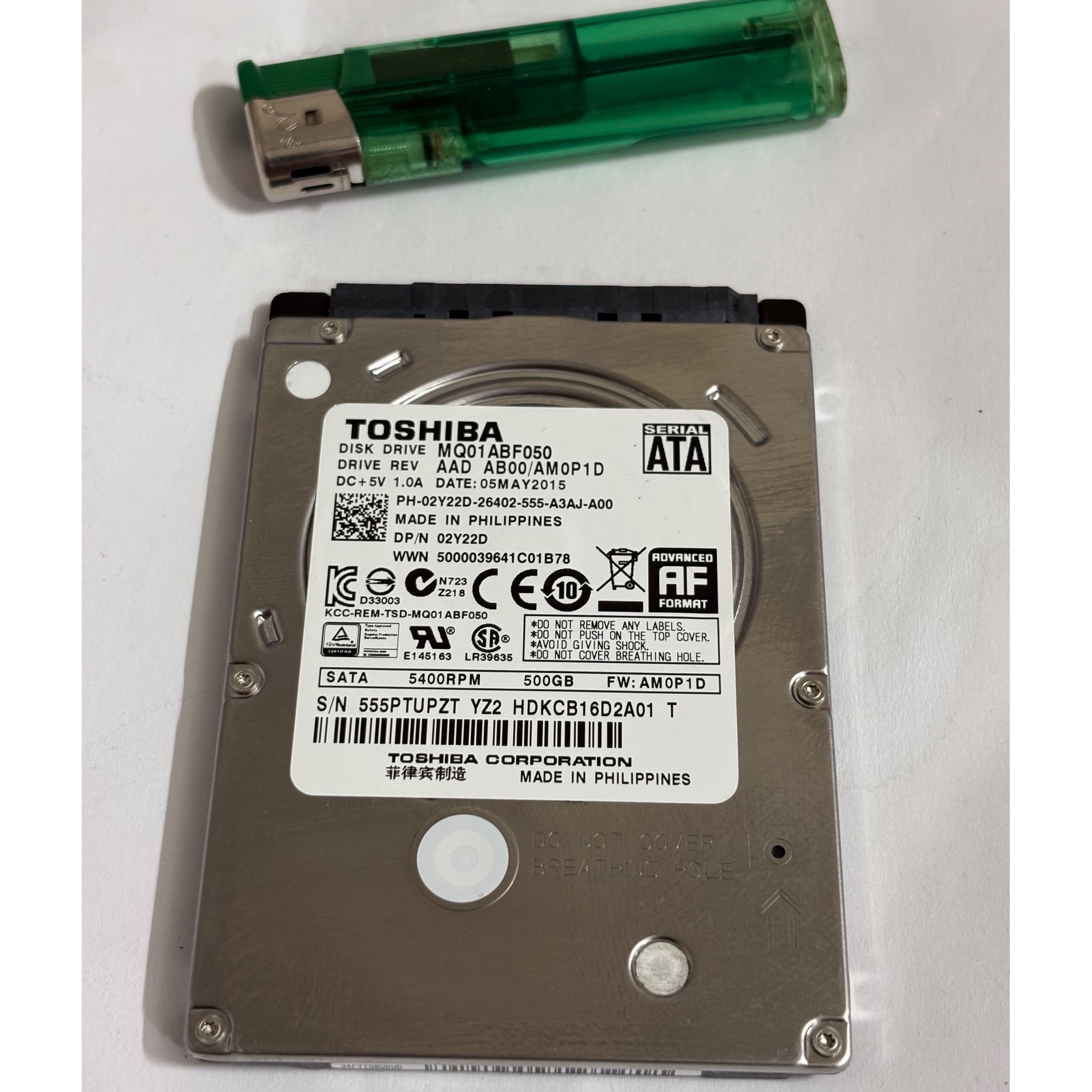 هارد 500گیگابایتی 2.5 اینچی توشیبا مدل MQ01ABF050