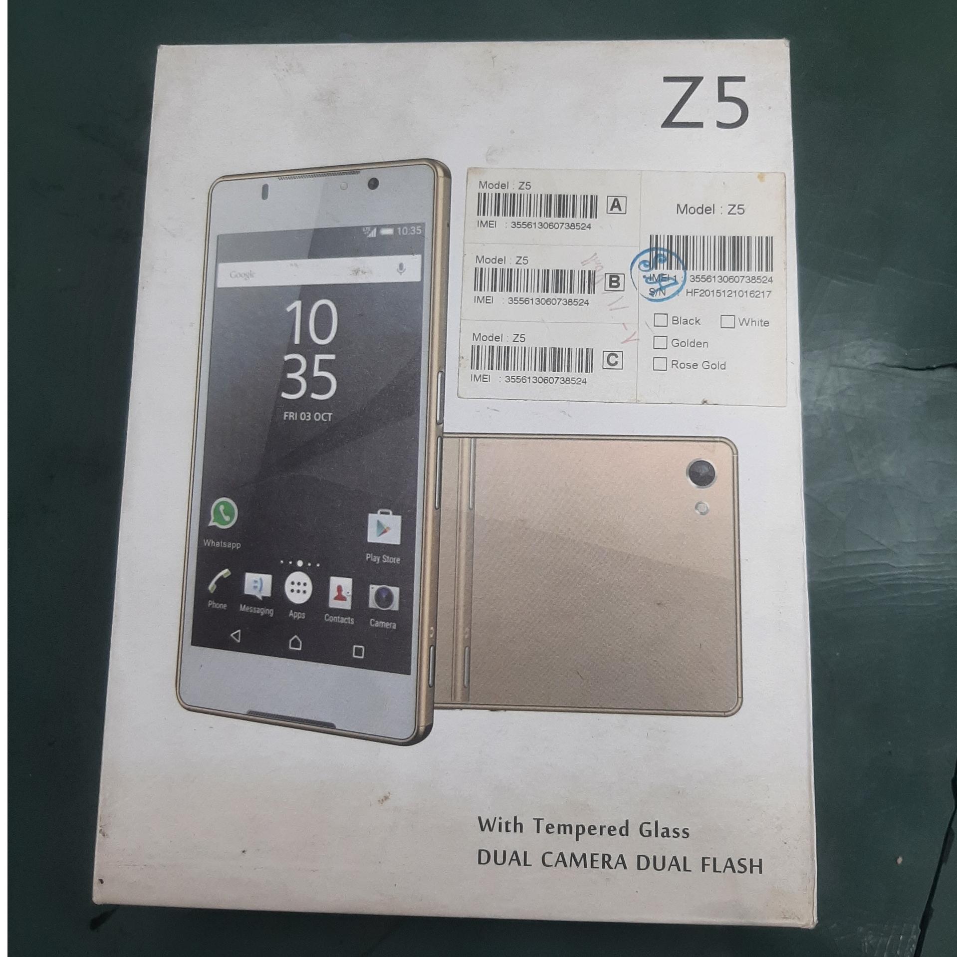 جعبه گوشی Z5