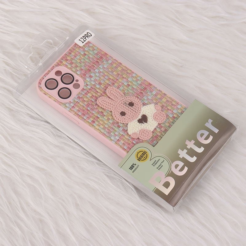 قاب عروسکی آیفون iPhone 12 Pro کنفی محافظ لنزدار