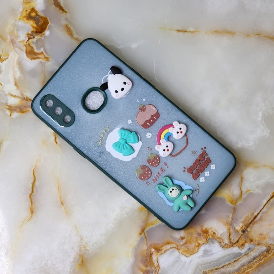 قاب شاینی سامسونگ Galaxy A10s عروسک برجسته