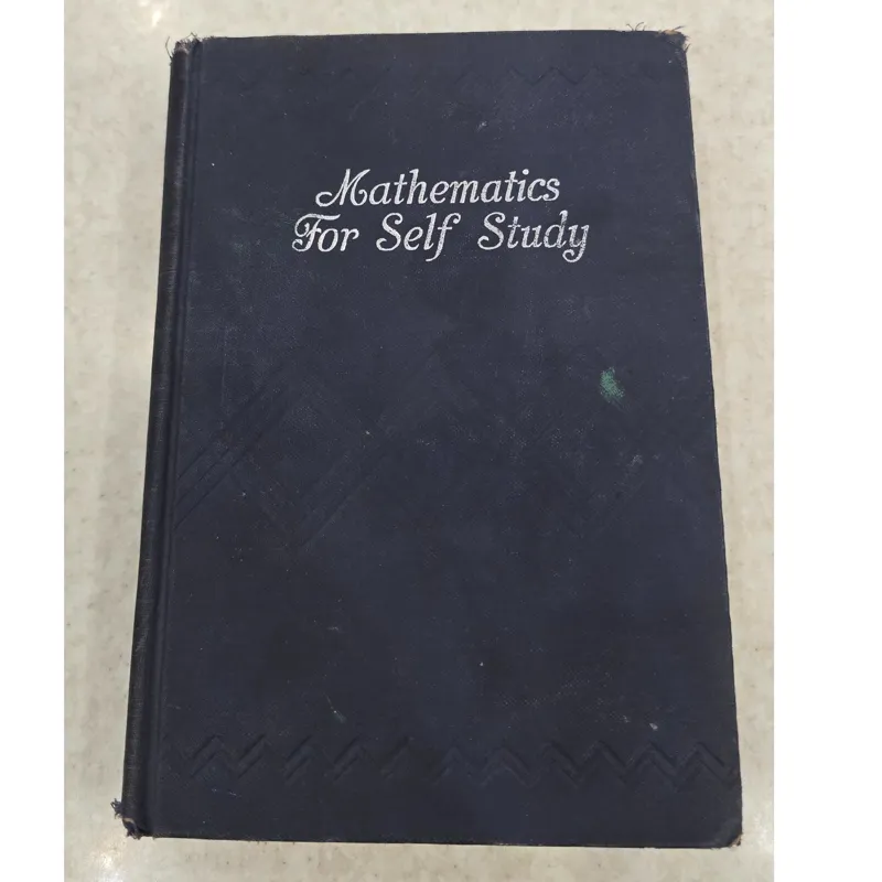 Mathematics for self study