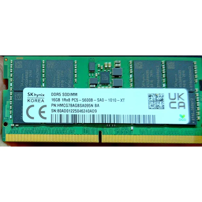 16g 5600 لپ تاپی