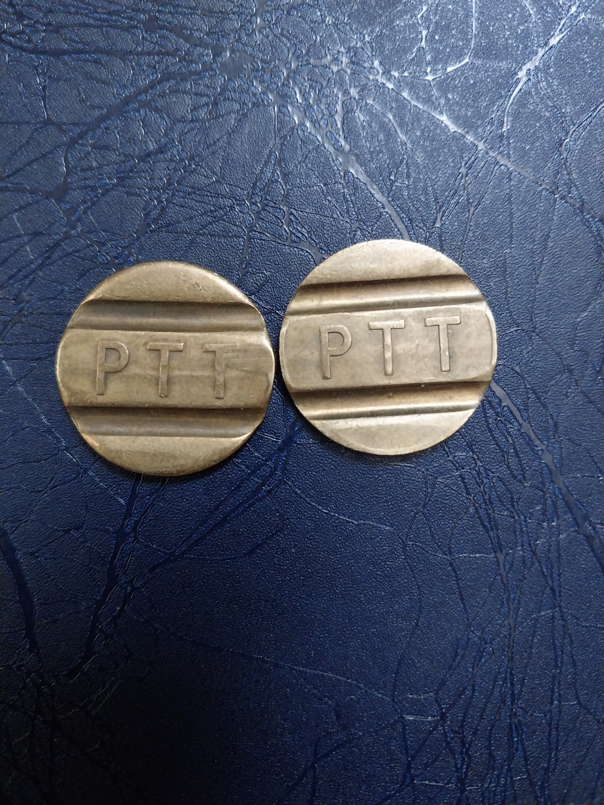 دوعدد ژتون تلفن قدیمی