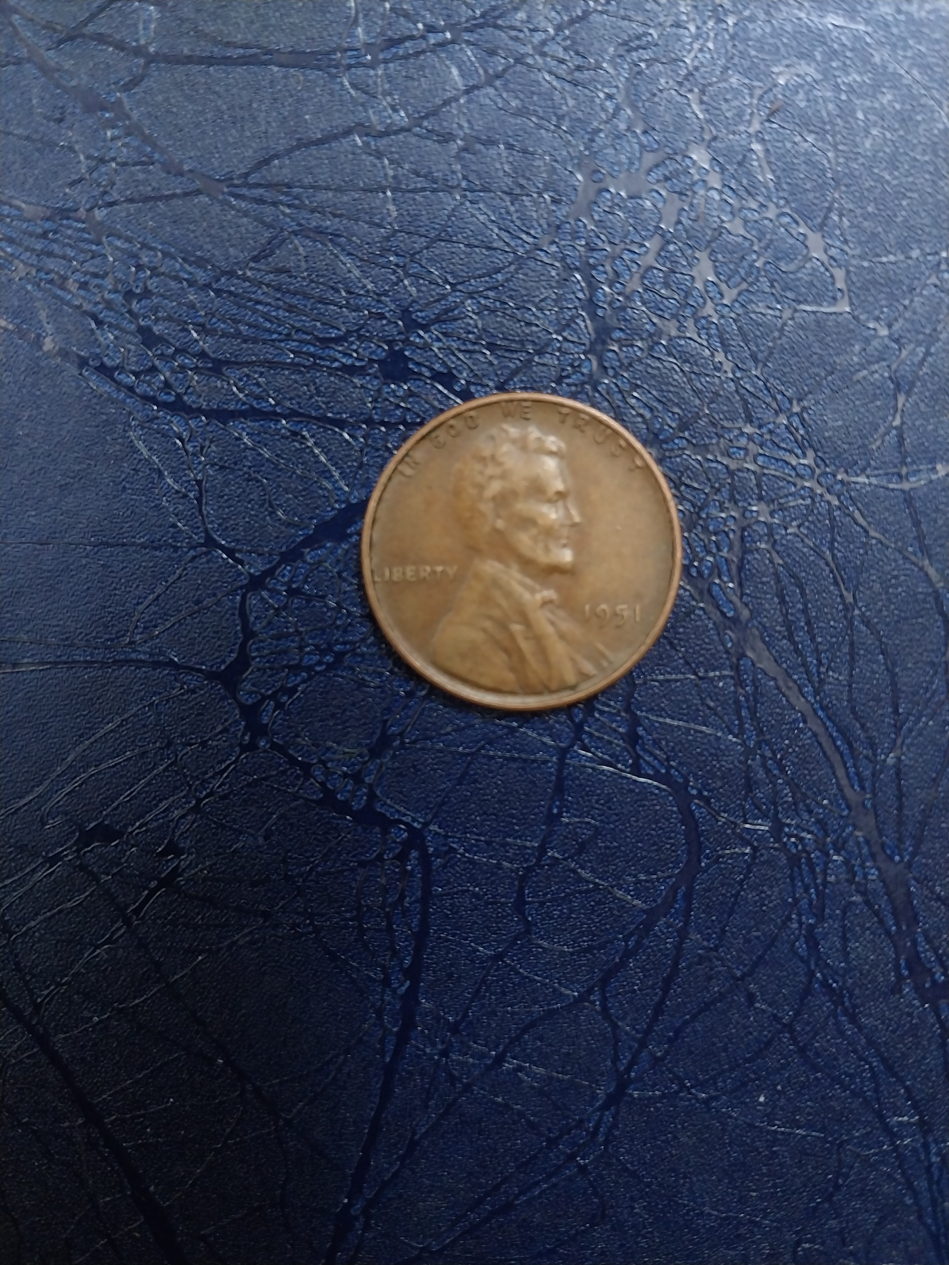 یک عدد وان سنت قدیمی 1951