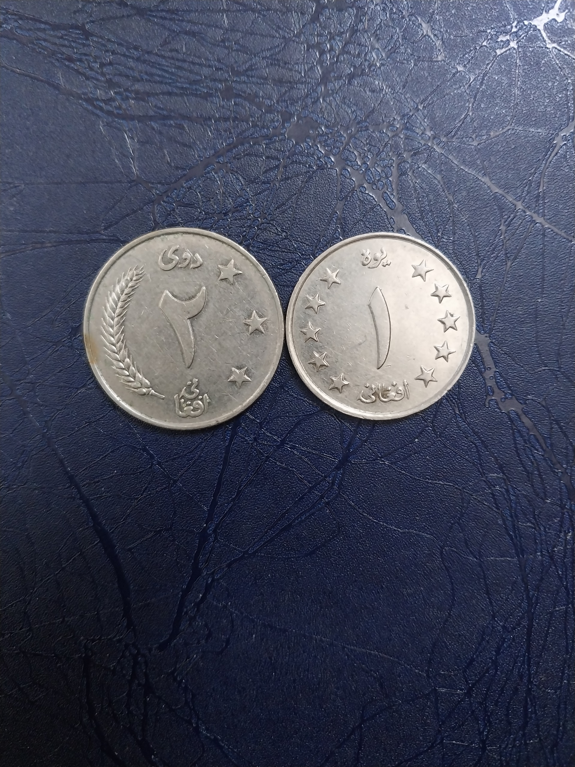 دو عدد سکه افغانی قدیمی