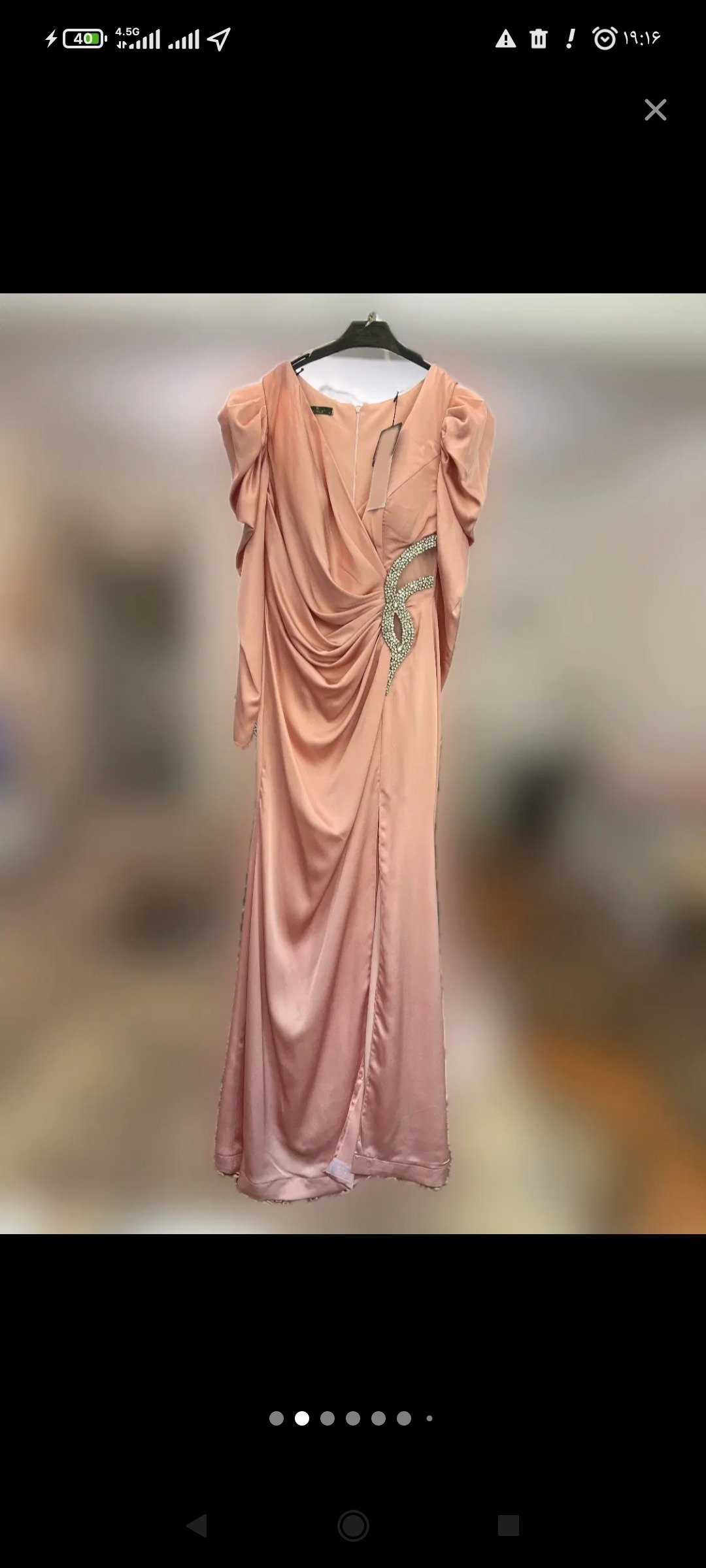 لباس مجلسی آکبند سنگدوزی