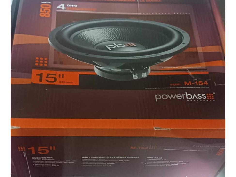 ساب ووفر پاور بیس m154 اینچ15