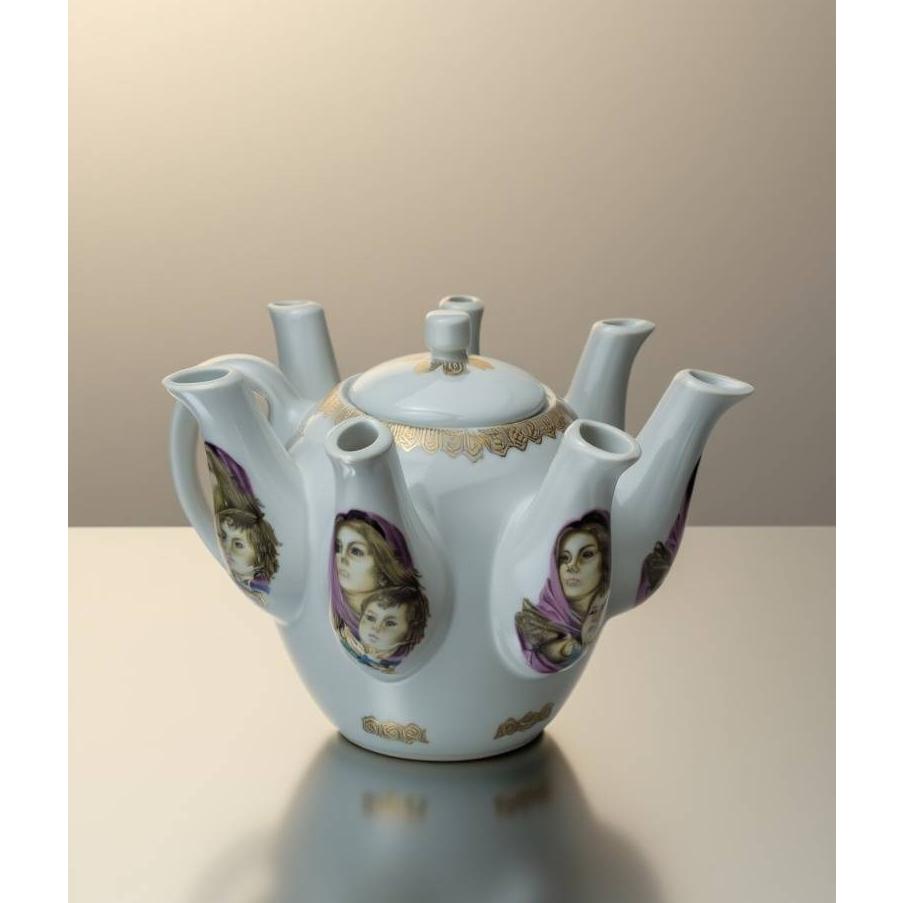 قوری 7 لوله دکوری