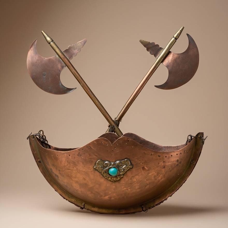 تبر و کشکول قدیمی