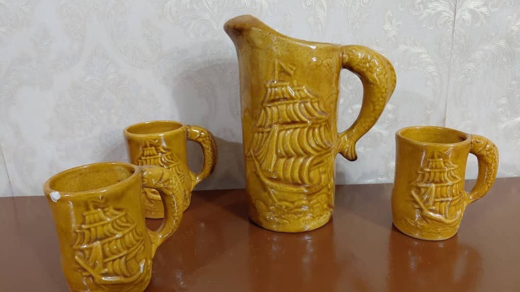 پارچ و لیوان سرامیکی