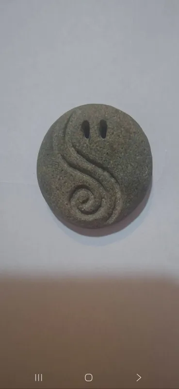 گردنبند سنگی تراش دست( هنری و خاص)
