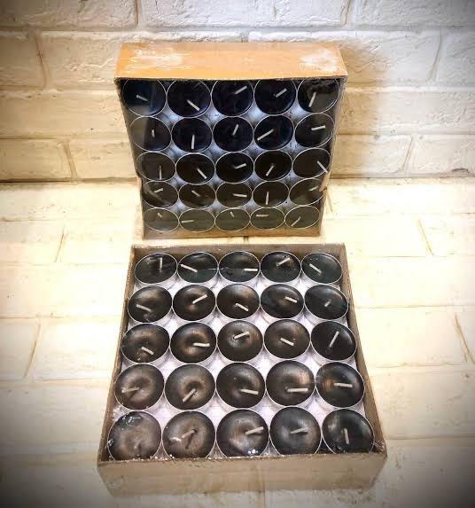 شمع وارمر بسته 100 عددی مشکی