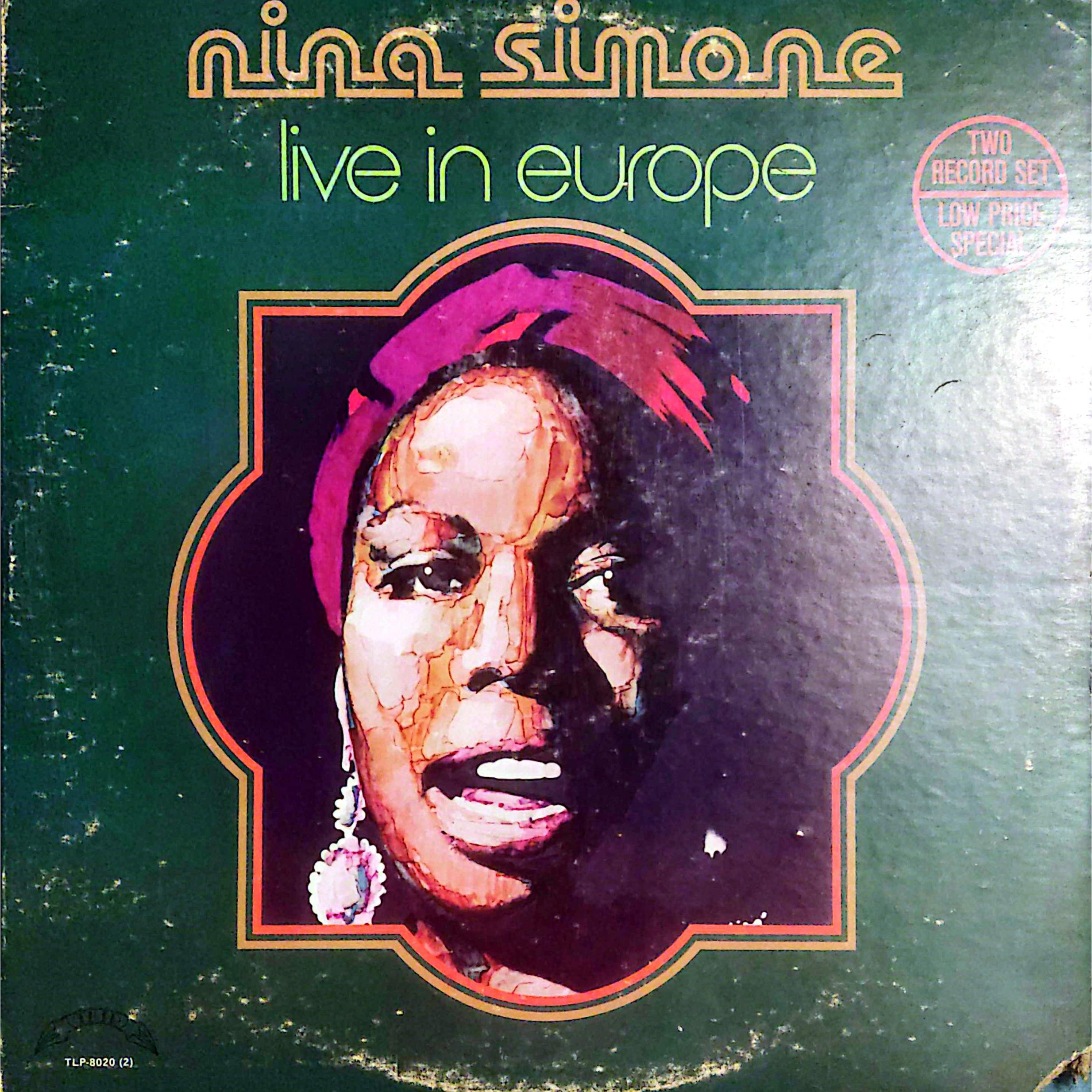 صفحه گرام خارجی 33 دور Nina Simone live in Europe