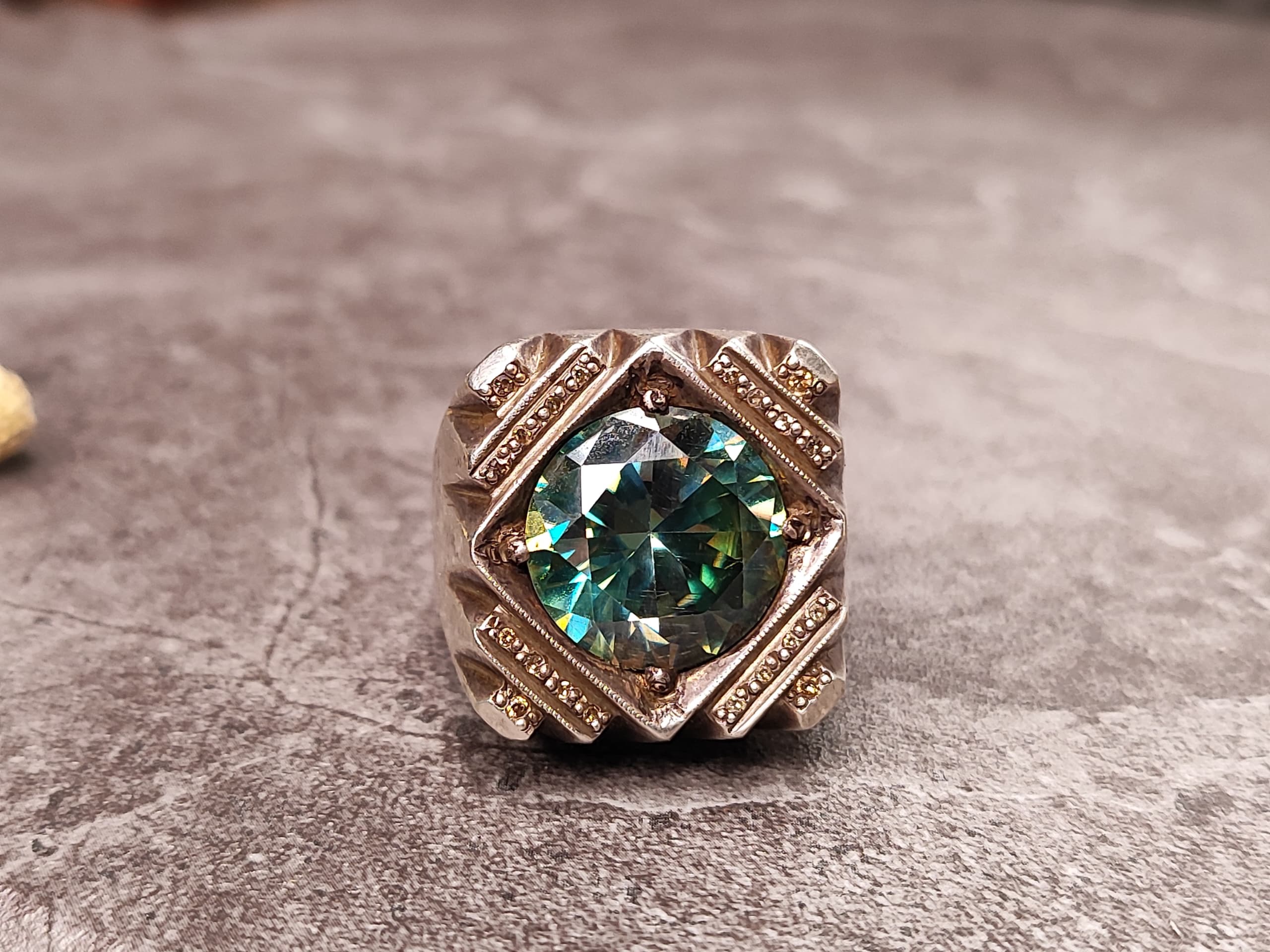 انگشتر نقره استاد کشاورز