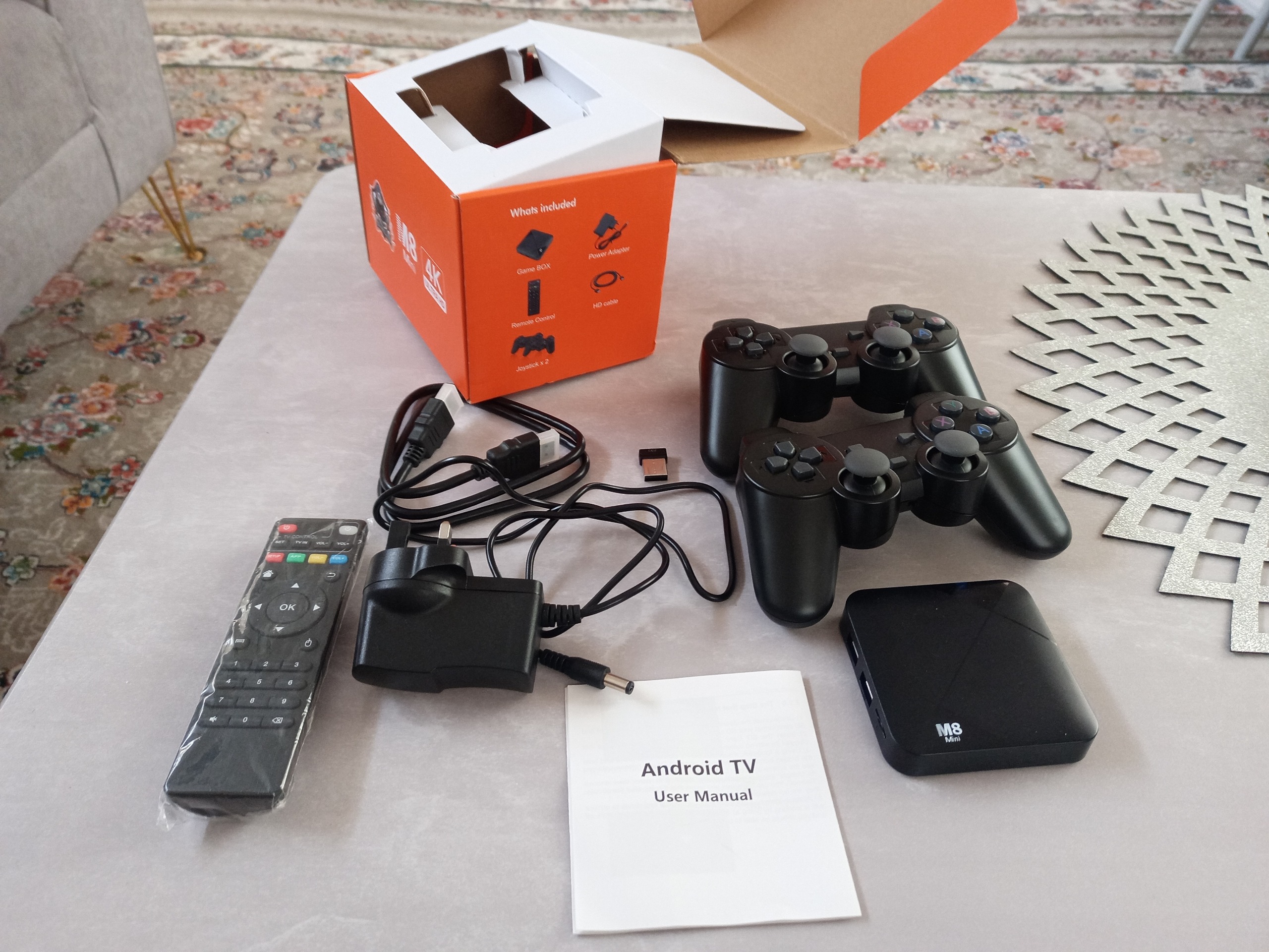 گیم باکس دو دسته بی سیم