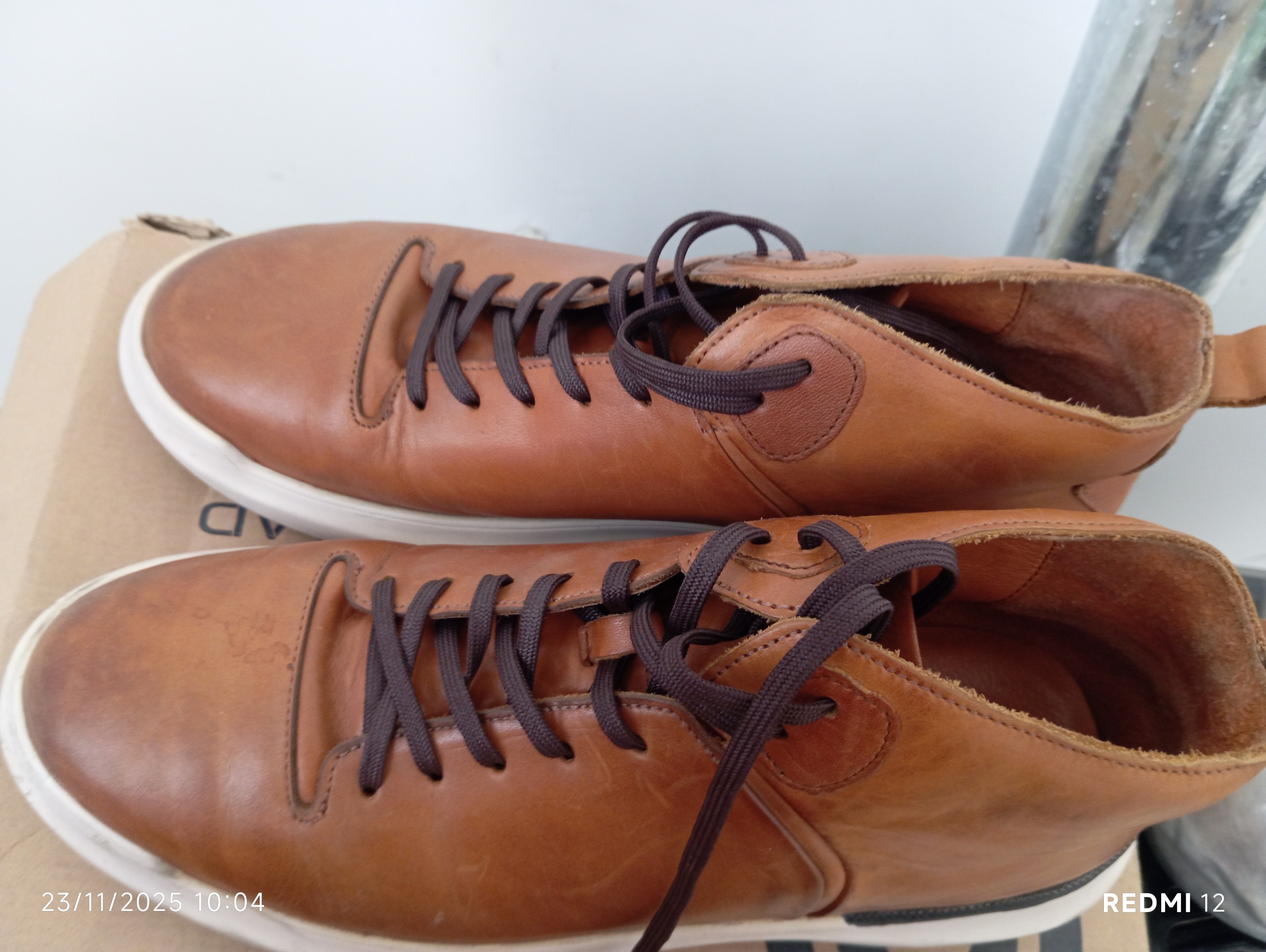 کفش چرم خالص خارجی