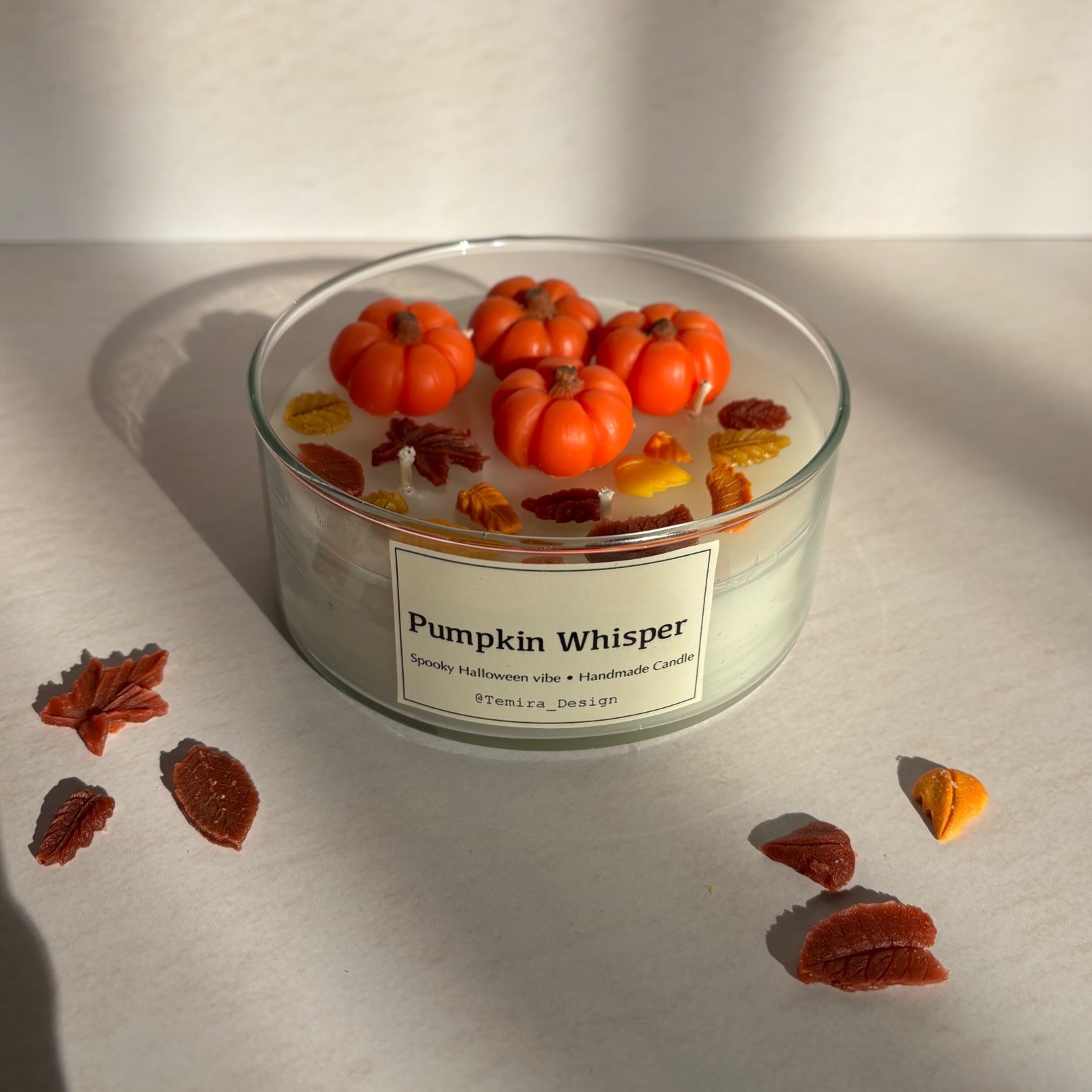 شمع طرح کدو