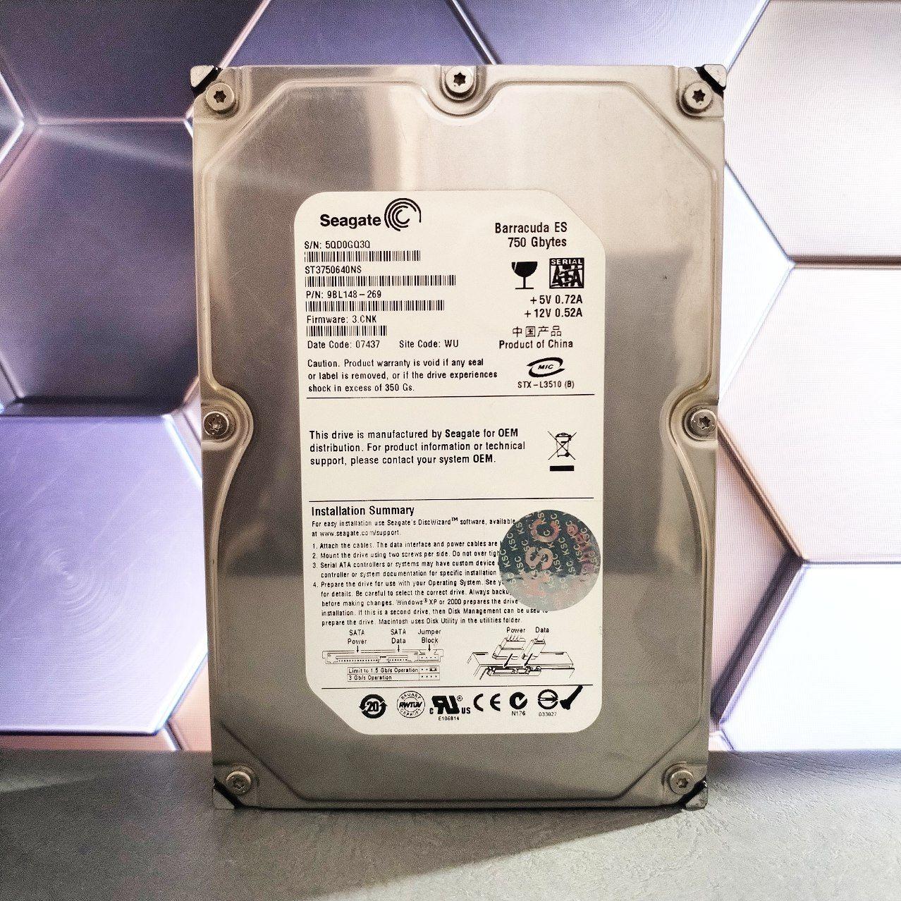 هارد 750 گیگ سیگیت باراکودا