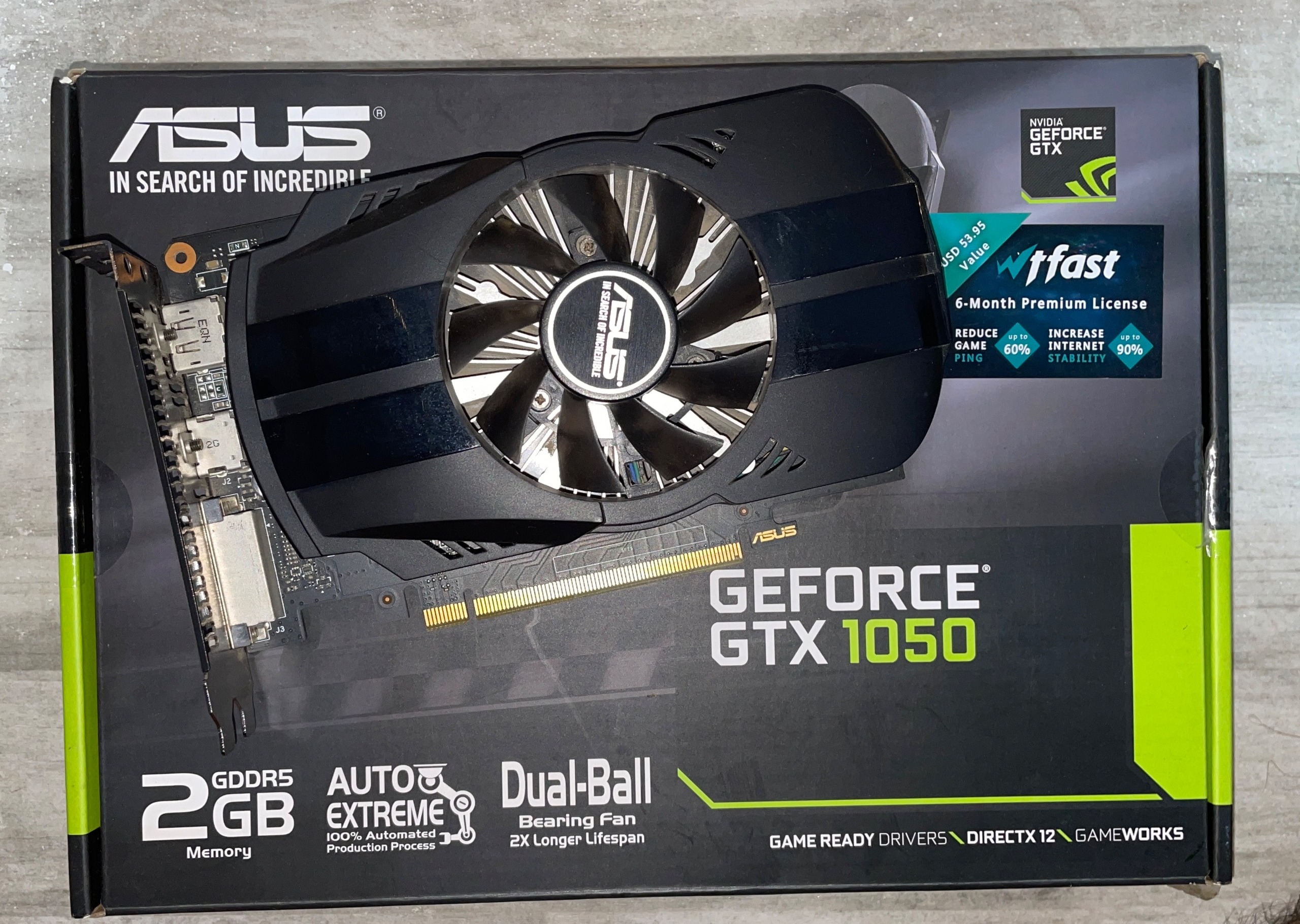 ASUS PH-GTX 1050 2GB