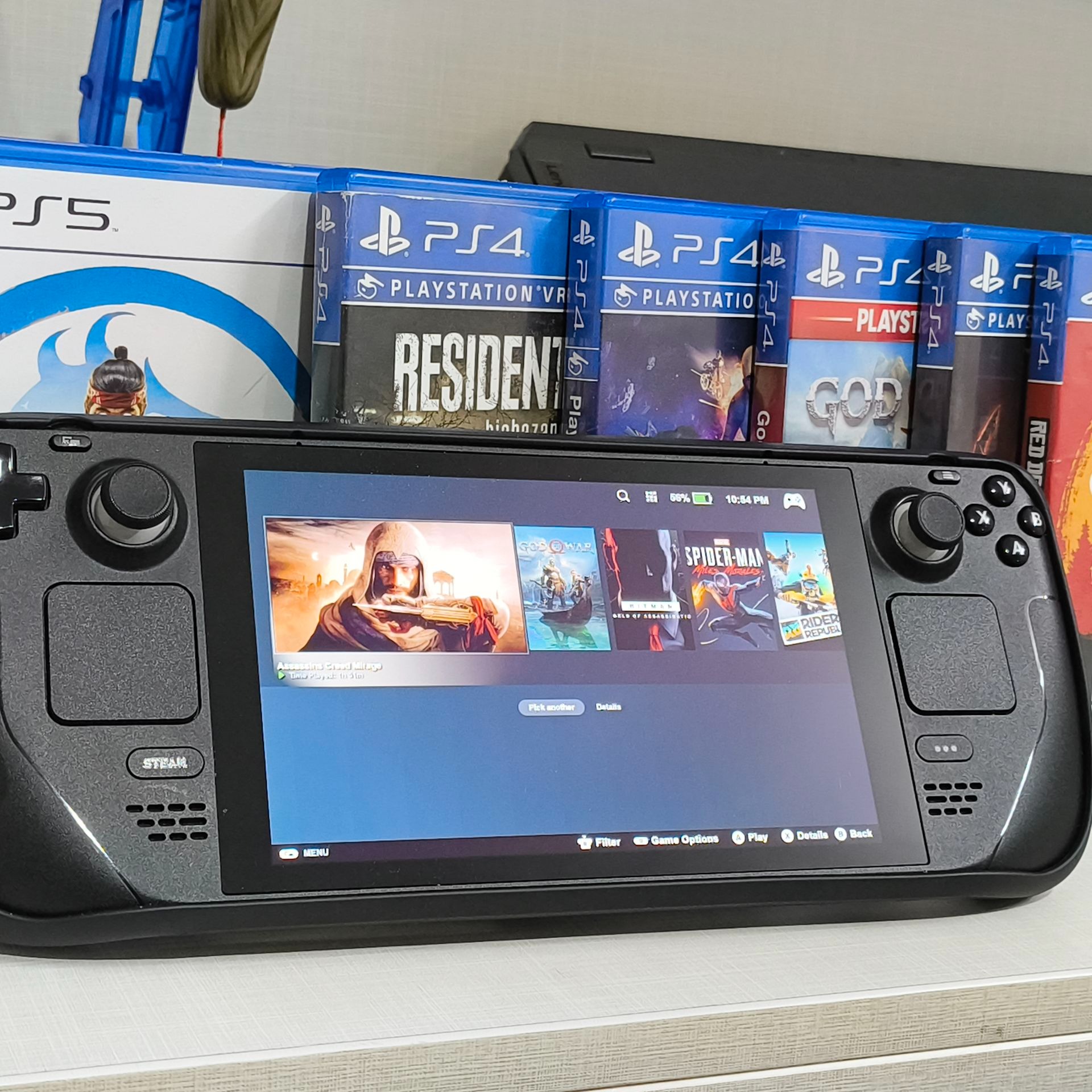 Steam deck 256 gig نو