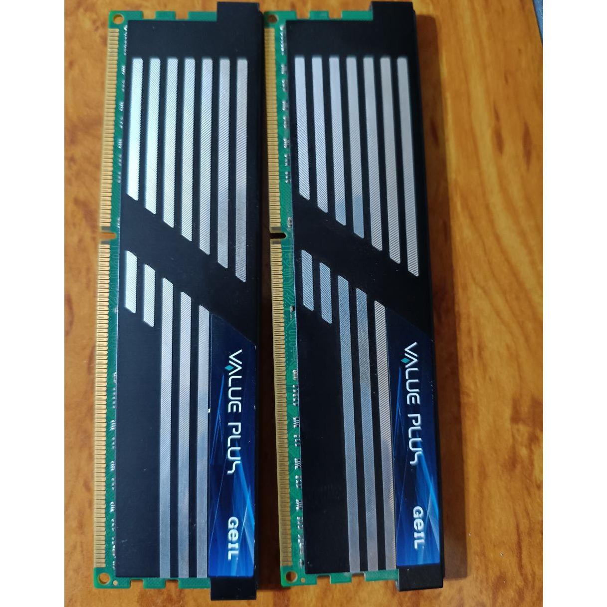 دو عدد رم GeIL Value PLUS 2x4GB DDR3 1600