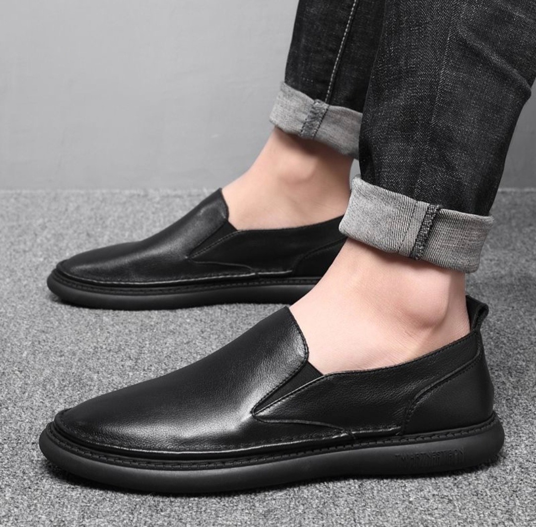 کفش چرم اداری مردانه طبی و سبک