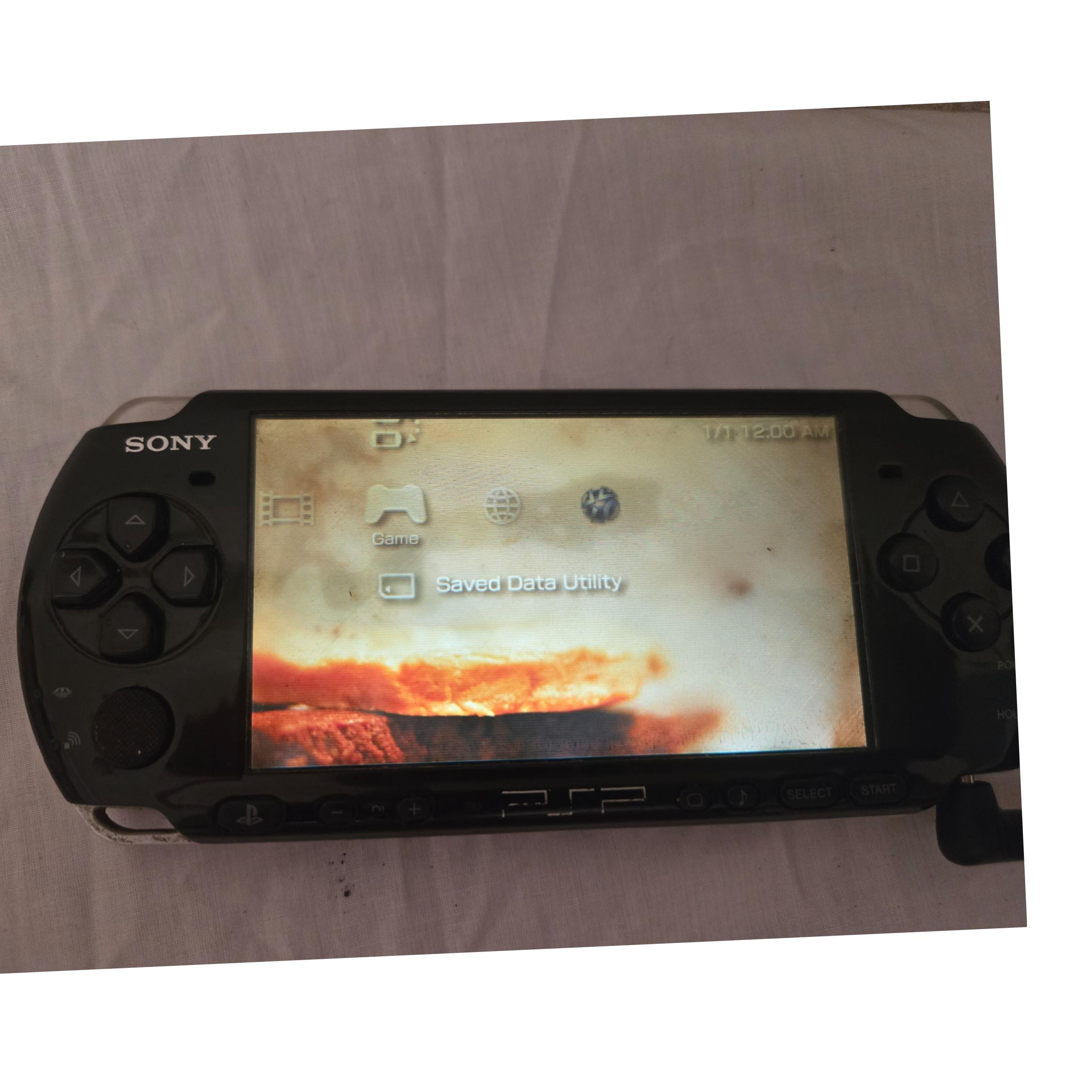 Psp 3001 مشکی بدون وسایل