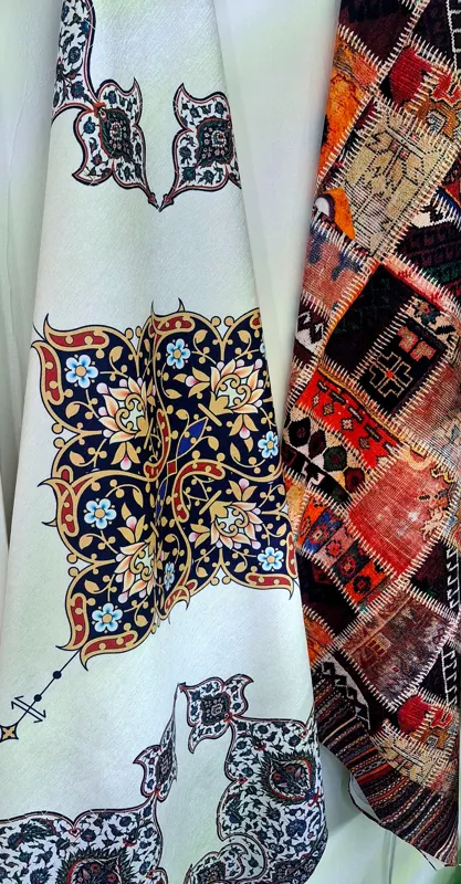 رومیزی مخمل شانل