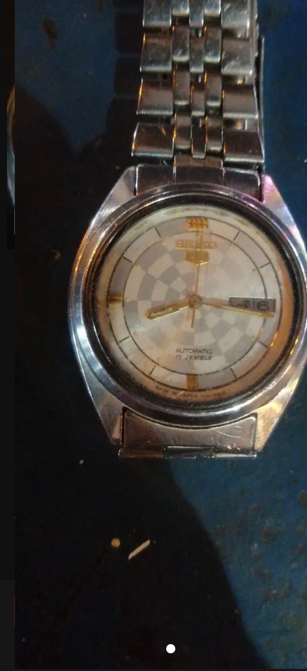 ساعت سیکو اصل 17جواهر