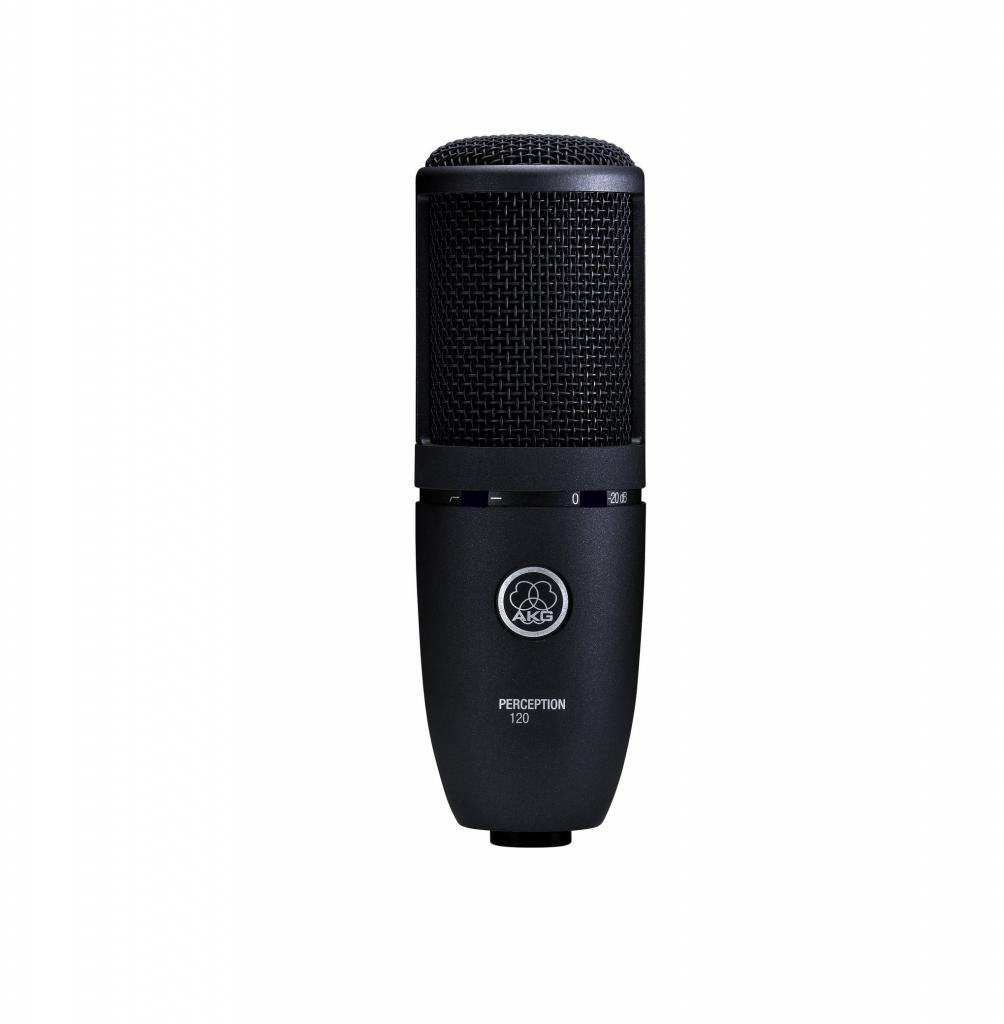 میکروفن استودیویی AKG p120همراه پایه و