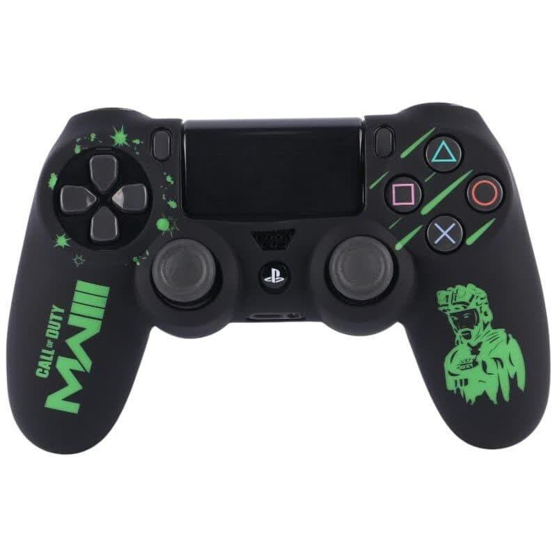 روکش دسته بازیPS4طرحCall Of Duty MW3مشکی سبز