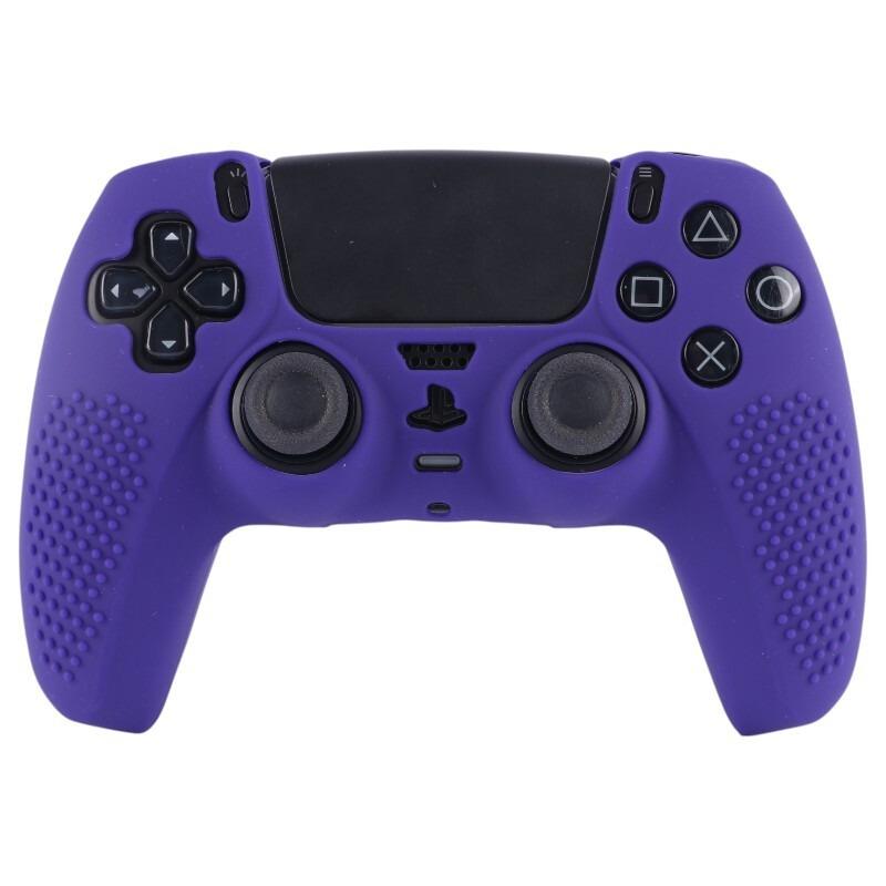 روکش دسته بازی PS5 استوپ دار زمینه بنفش کد 4