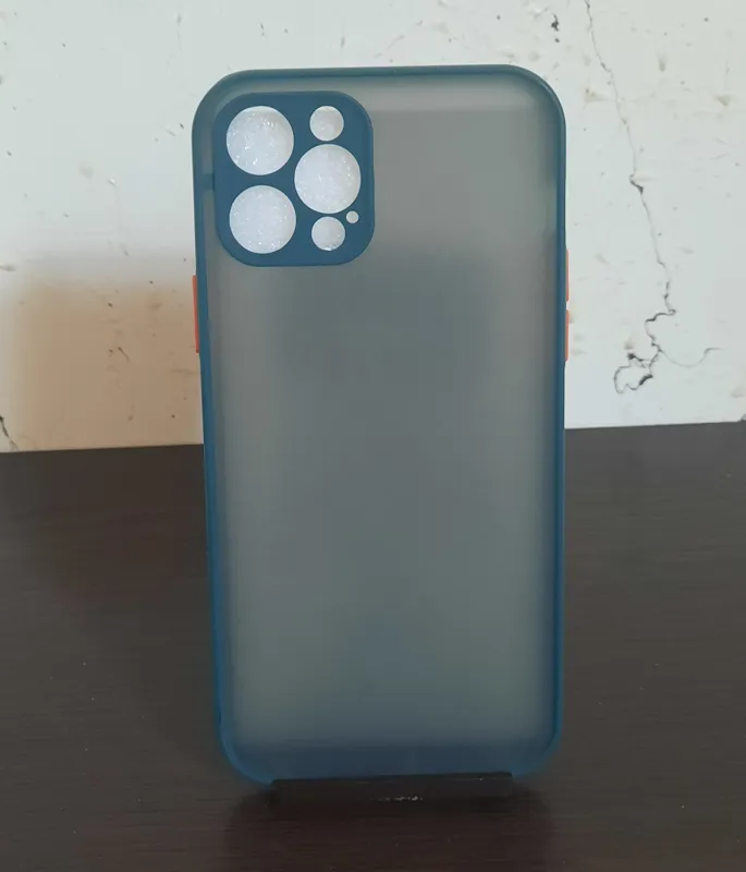 قاب PC مات محافظ لنز دار iPhone 12 Pro