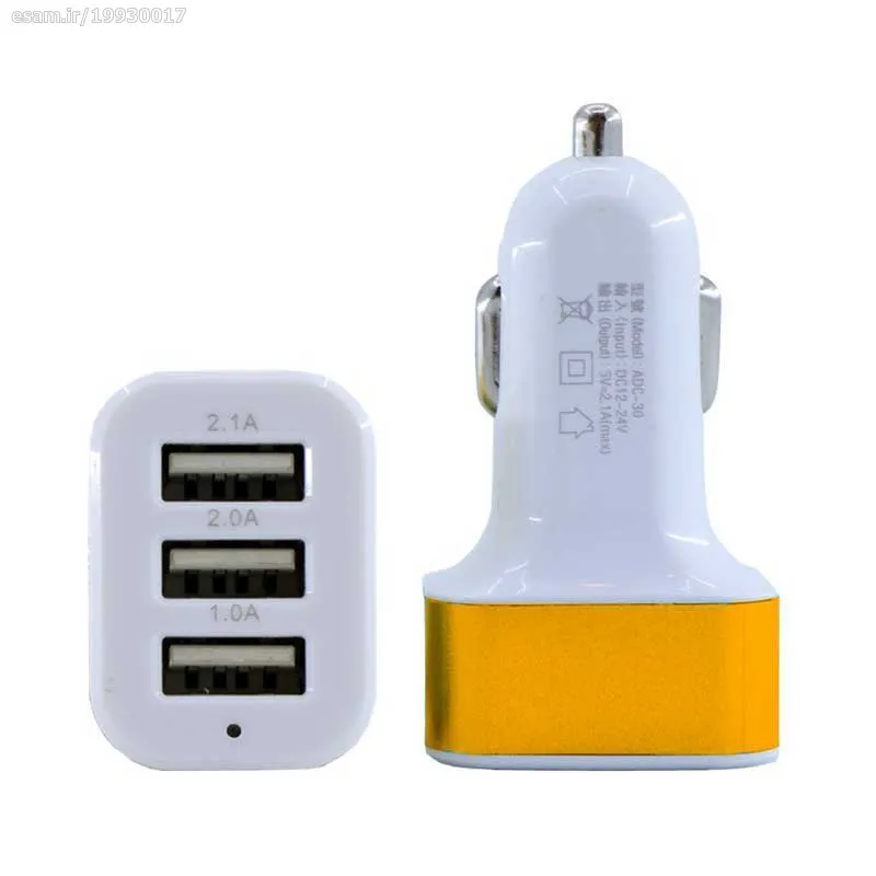 شارژر فندکی ADC-30 3port