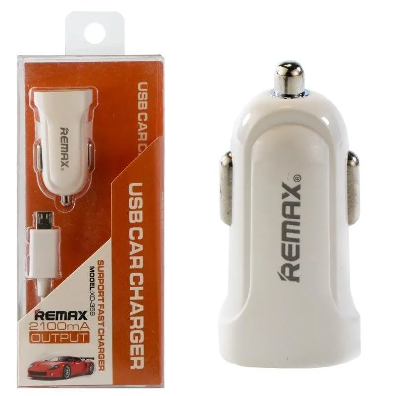 شارژر فندکی اورجینال Remax XD-359 کابل میکرو
