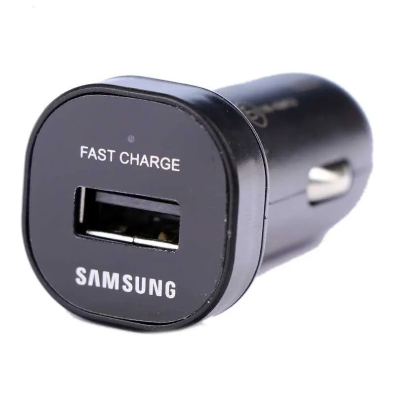 شارژر فندکی SAMSUNG FAST پکدار کابل میکرو یو اس