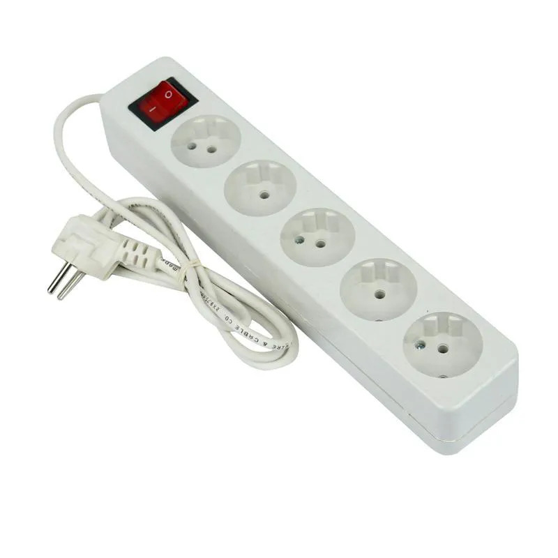 چند راهی 5خانه برق کشیده الکتروفاز با کابل 1٫5متری