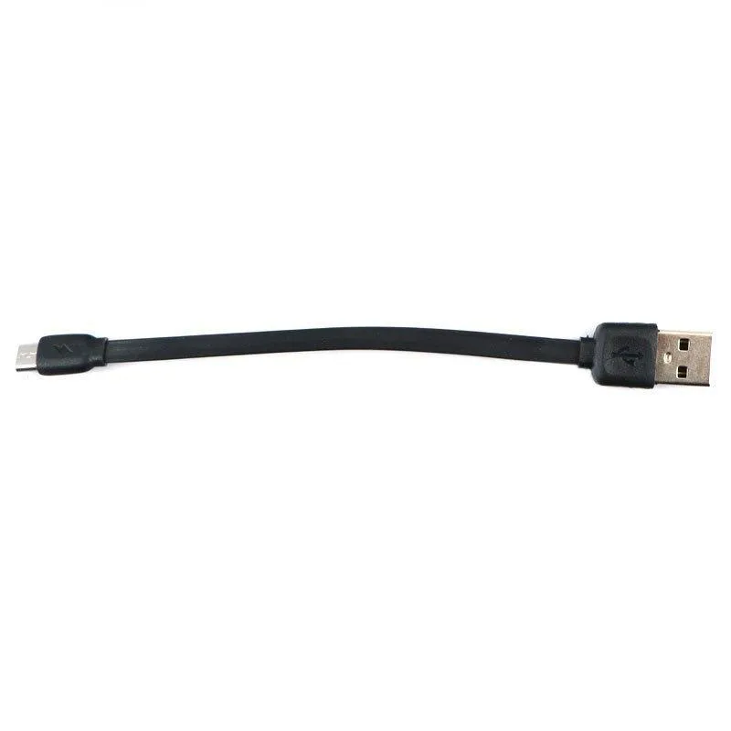 کابل کوتاه پاور بانک Flat میکرو یو اس بی