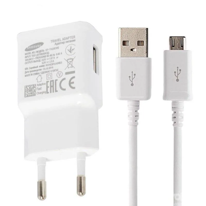 شارژر دیواری پکدار Samsung ETA-U90WE کابل میکرو